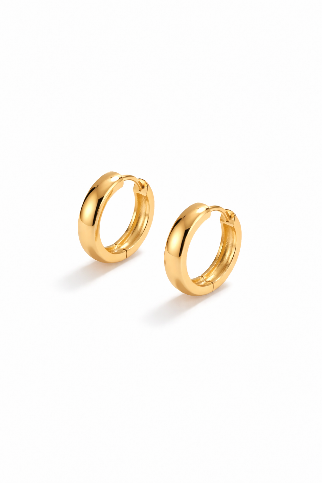 Classic Glow Gold Hoops