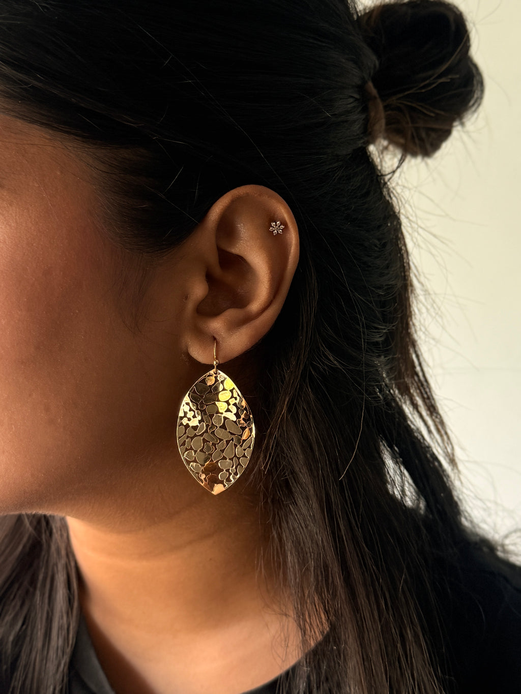 Gold Leaf Earrings
