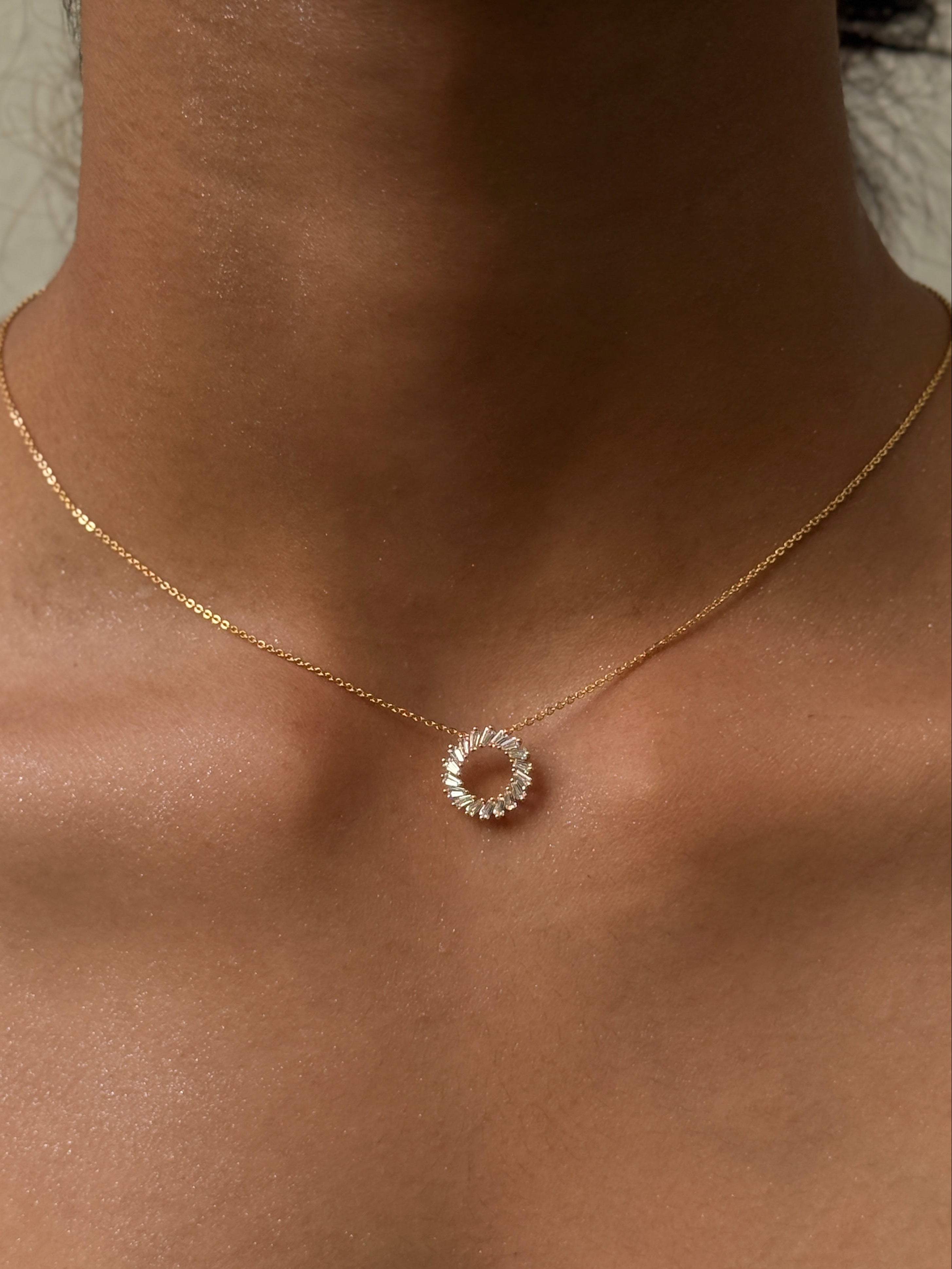 Radiant Halo Necklace