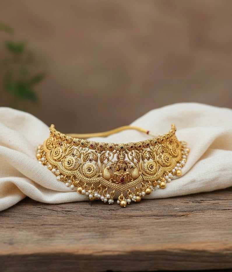 Raga Temple Jewellery Set