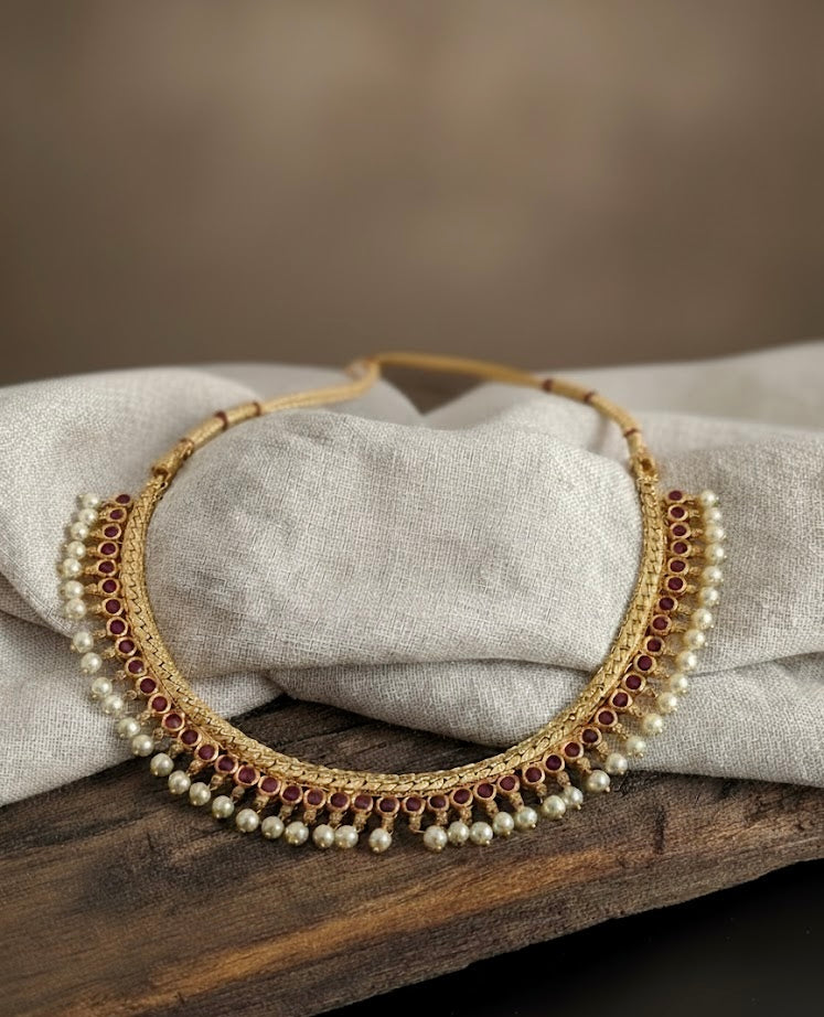 Round Cut Stone Jewellery Set