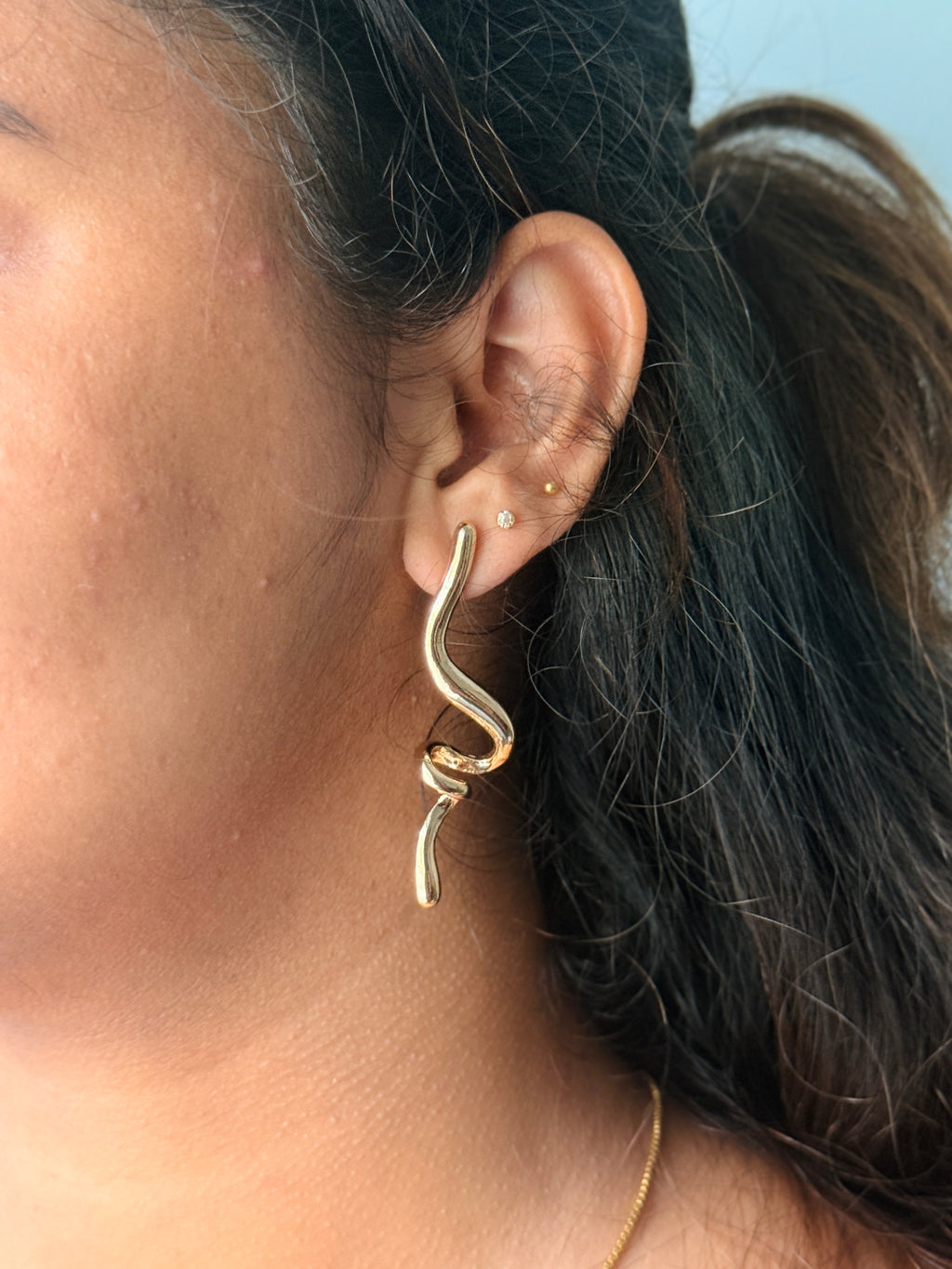 Gold Dangle Earrings