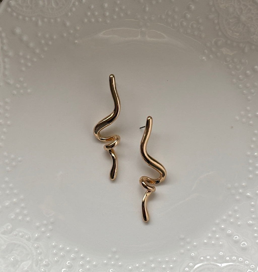 Gold Dangle Earrings