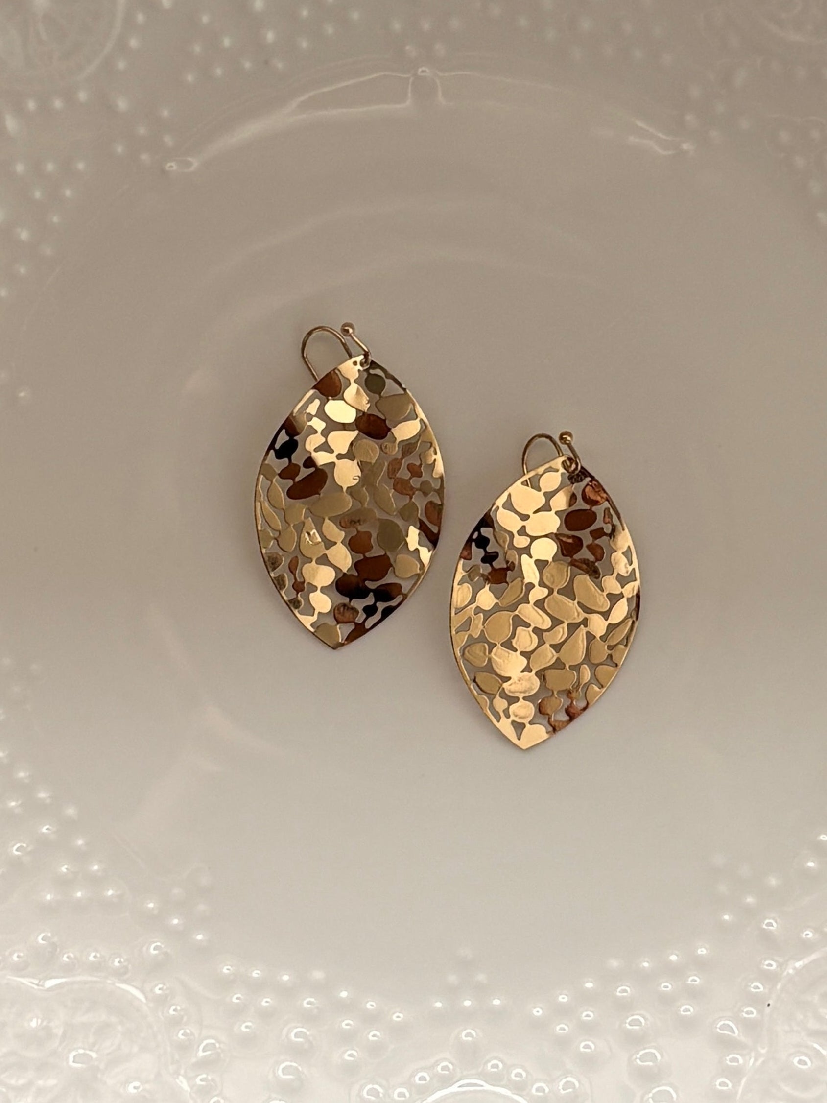 Gold Leaf Earrings