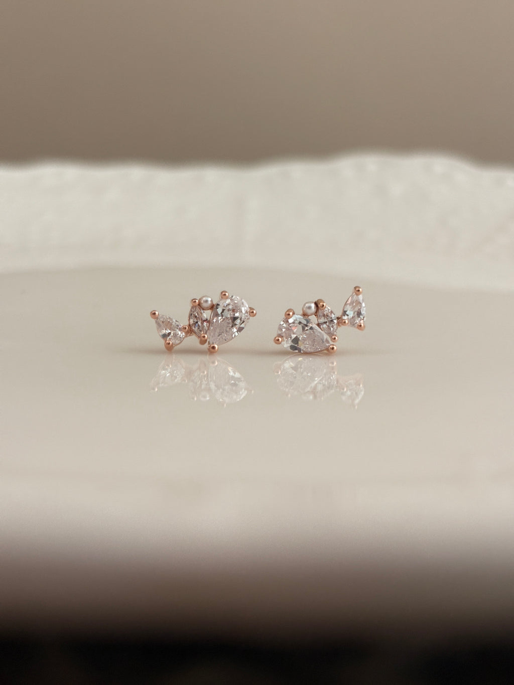 Blush Petal Studs