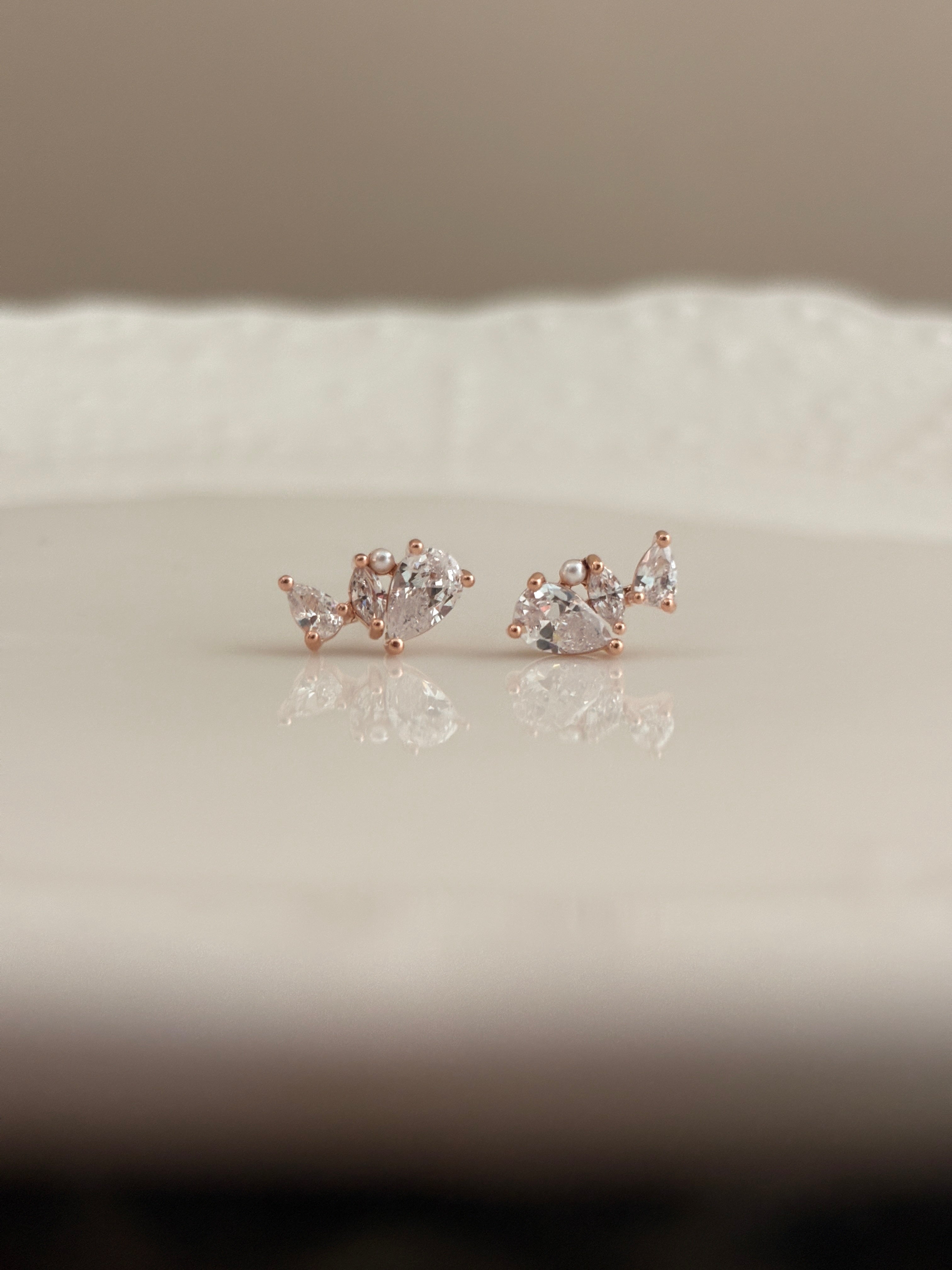 Blush Petal Studs