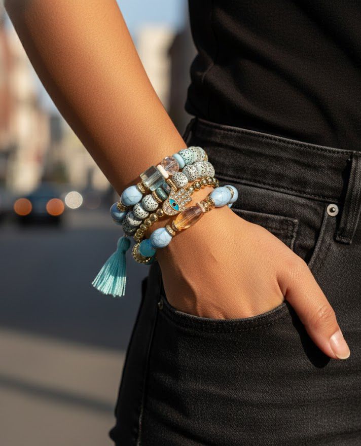 Ocean Breeze Charm Stack