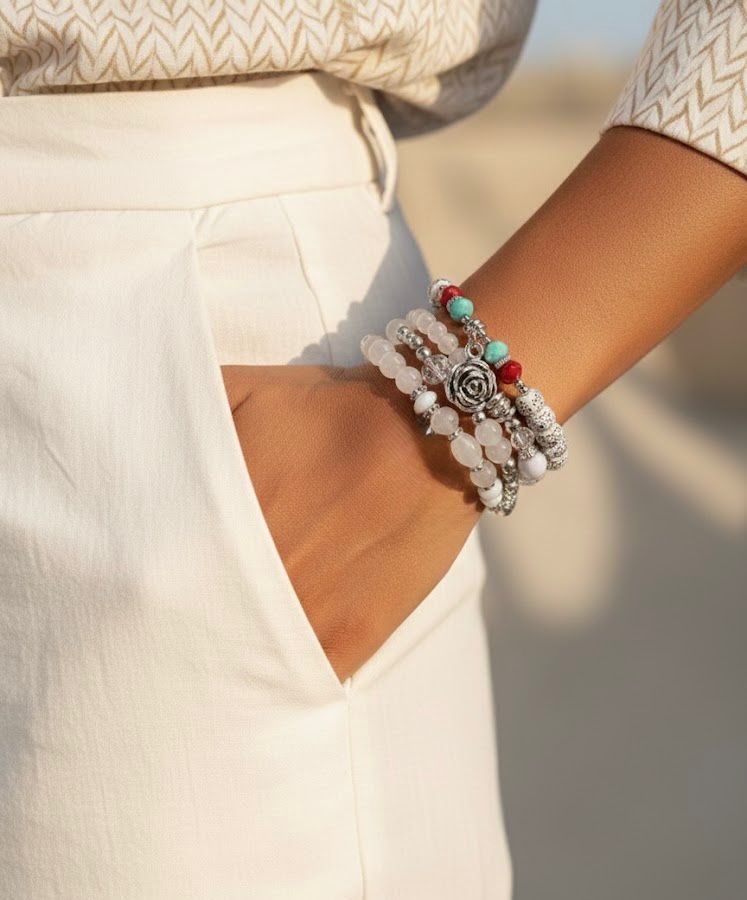 Pearl Mist Charm Stack