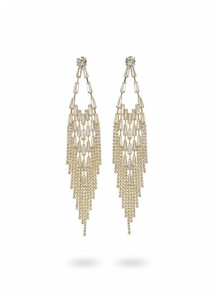 Crystal Waterfall Earrings