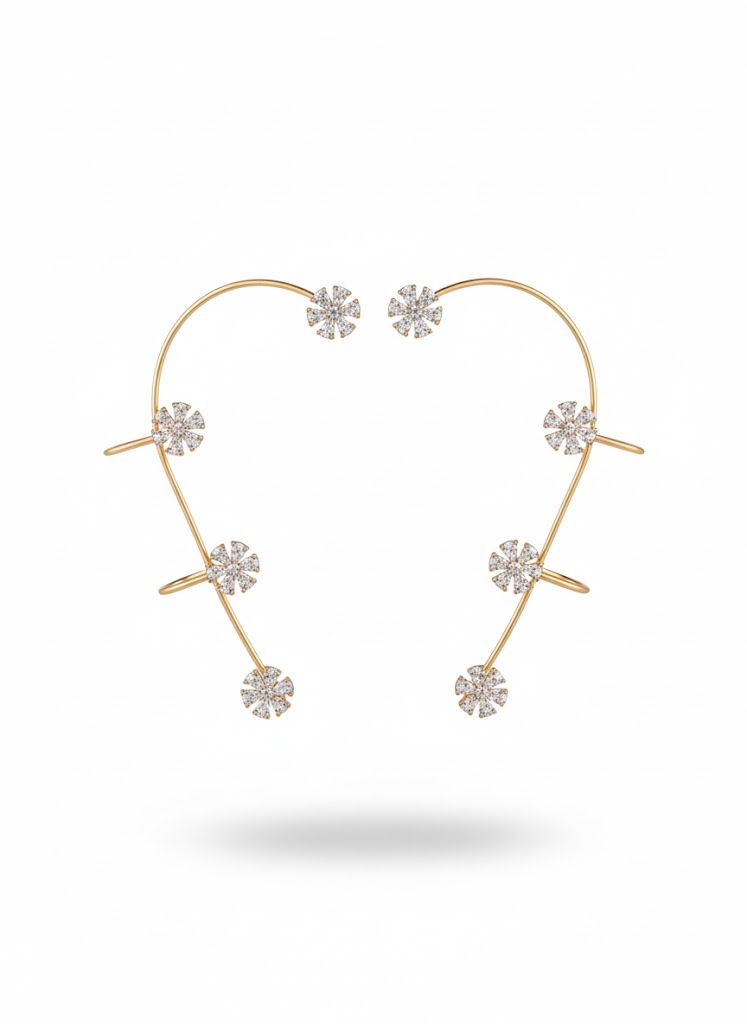 Halo Bloom Ear Cuff