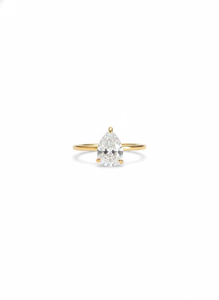 The Anchor Pear Ring