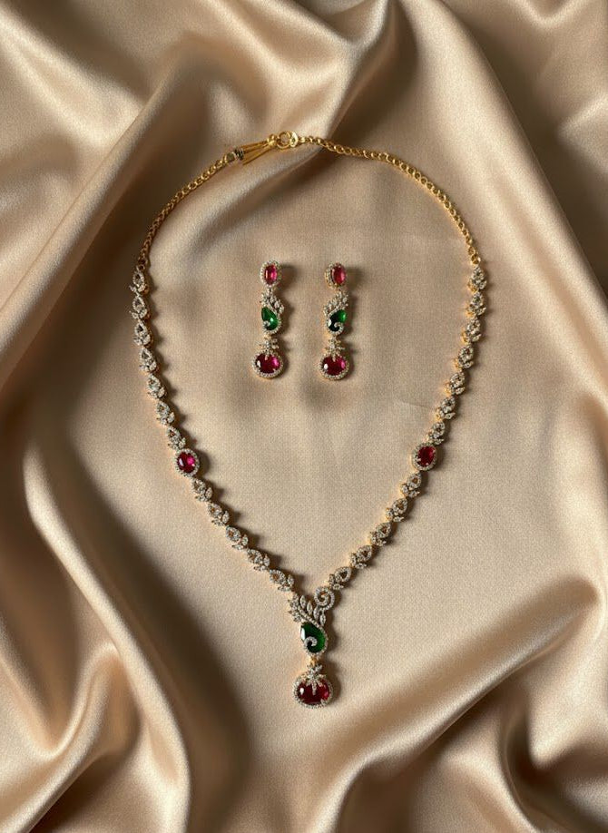 Emerald Ruby Harmony Set