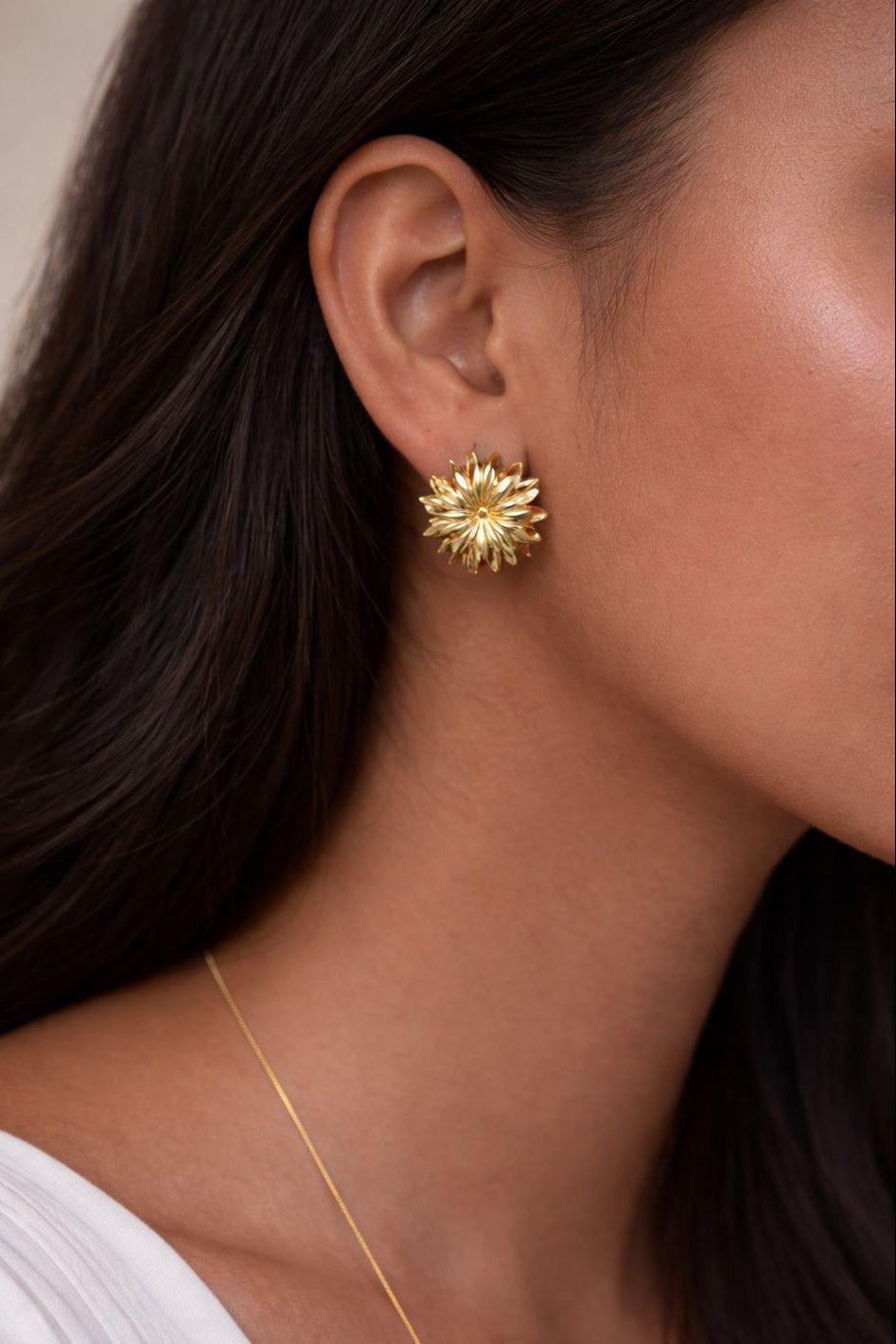 Golden Bloom Studs