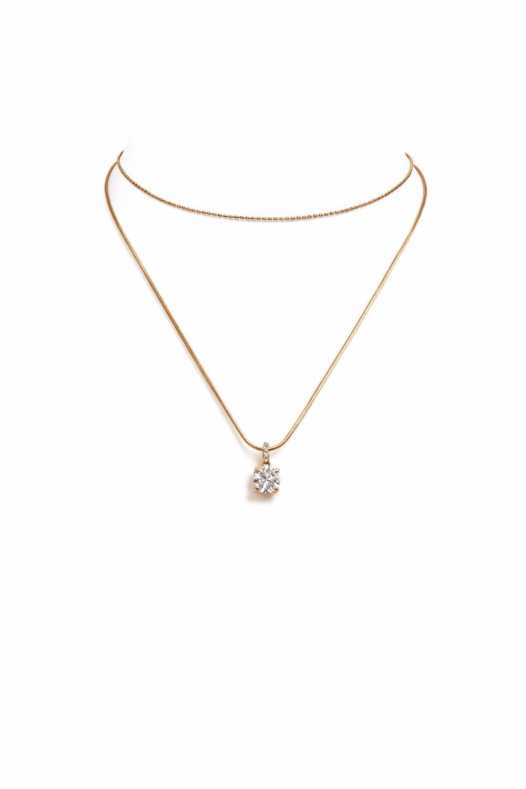 Luna Solitaire Pendant