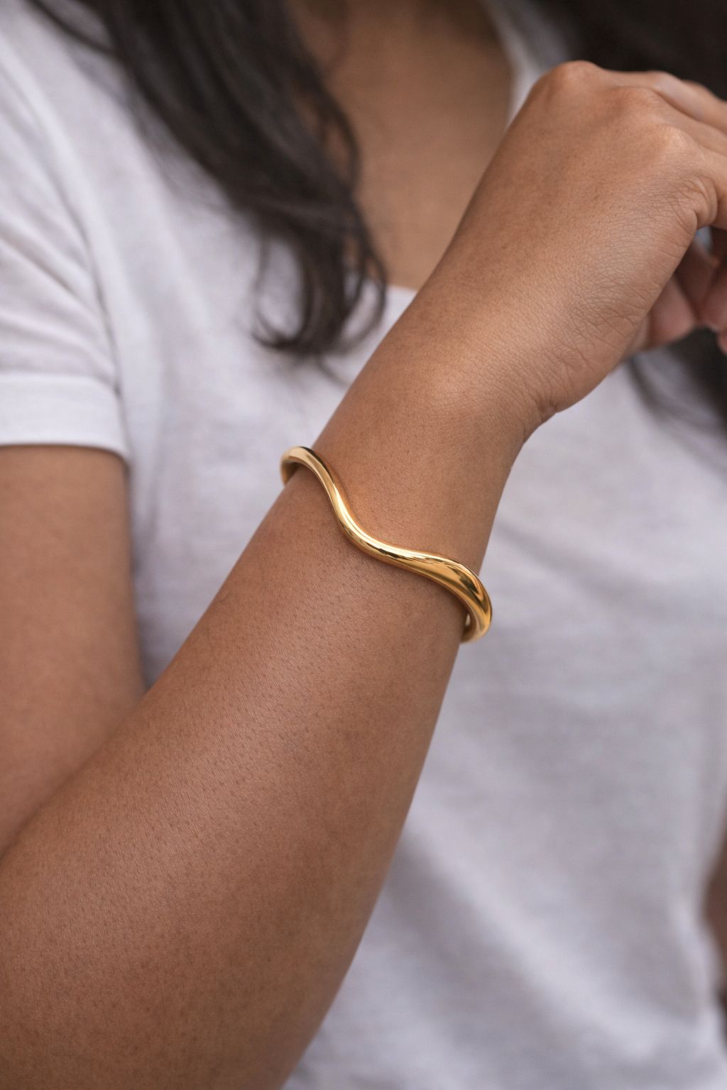 Serene Wave Cuff