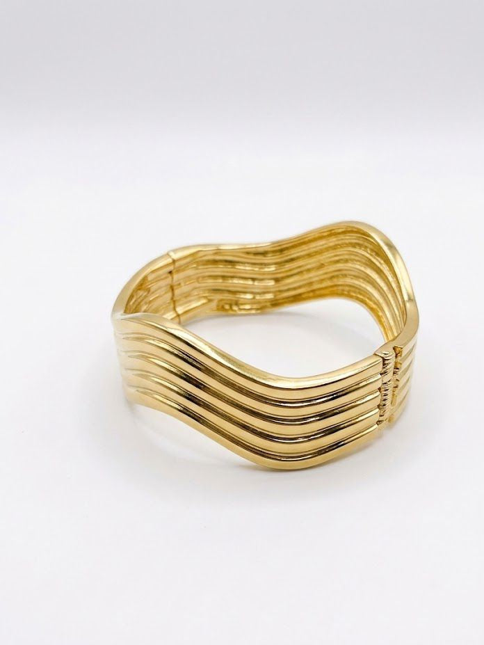 Golden Wave Cuff
