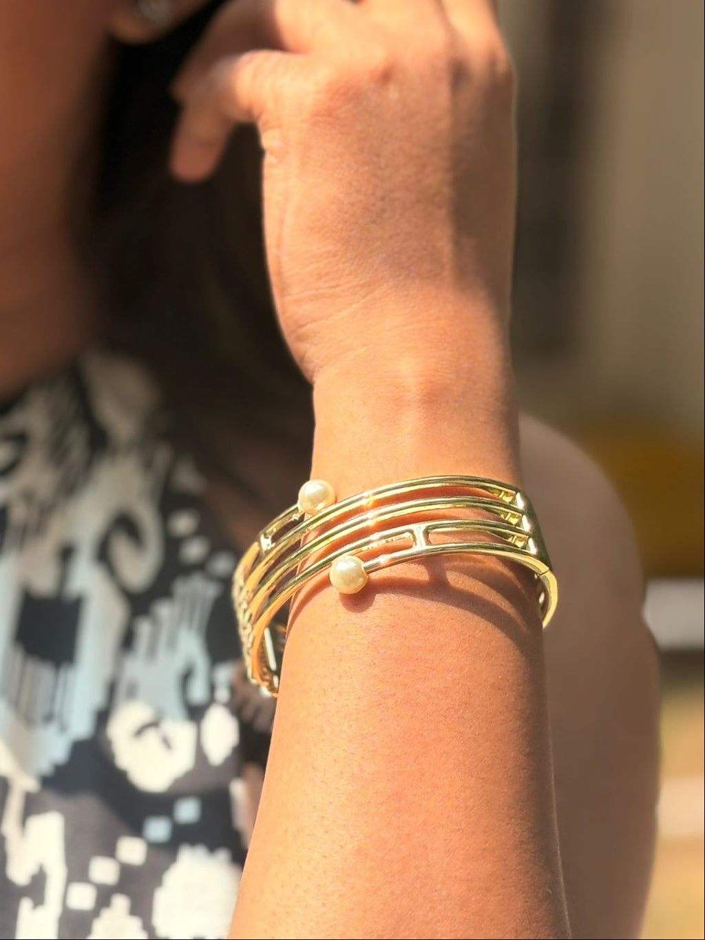 Pearl Orbit Cuff