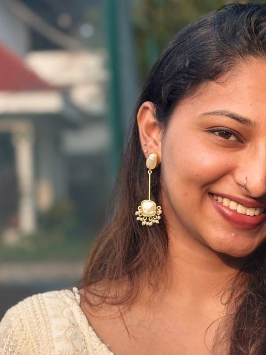Noor Pearl Drop Earrings
