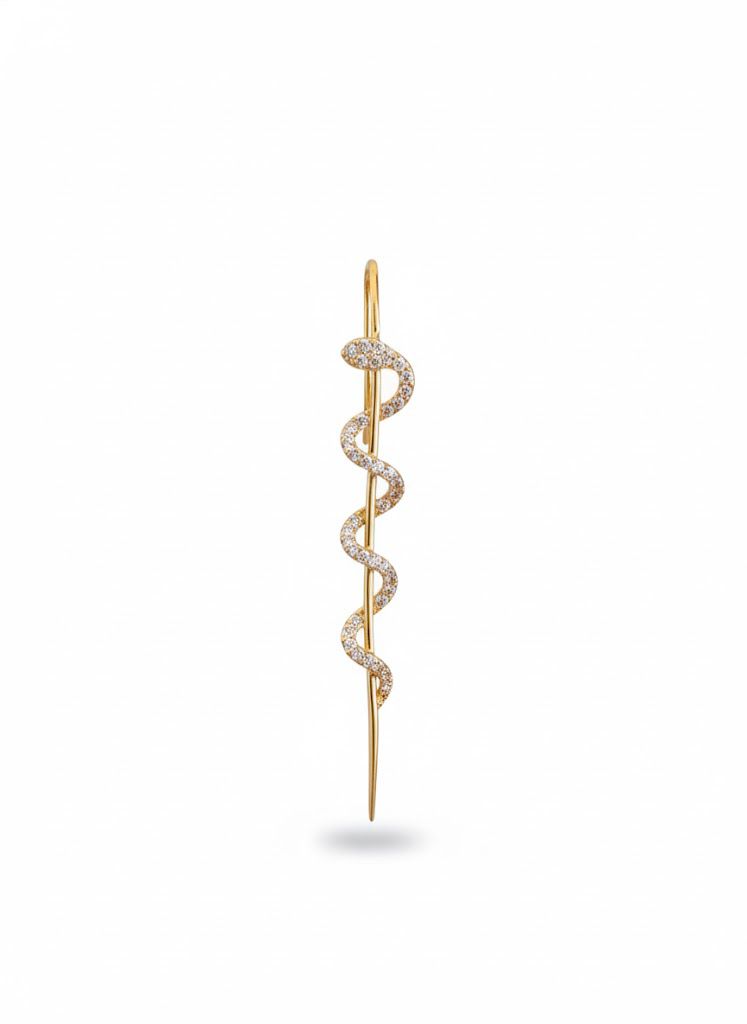 Serpent Glow Ear Cuff