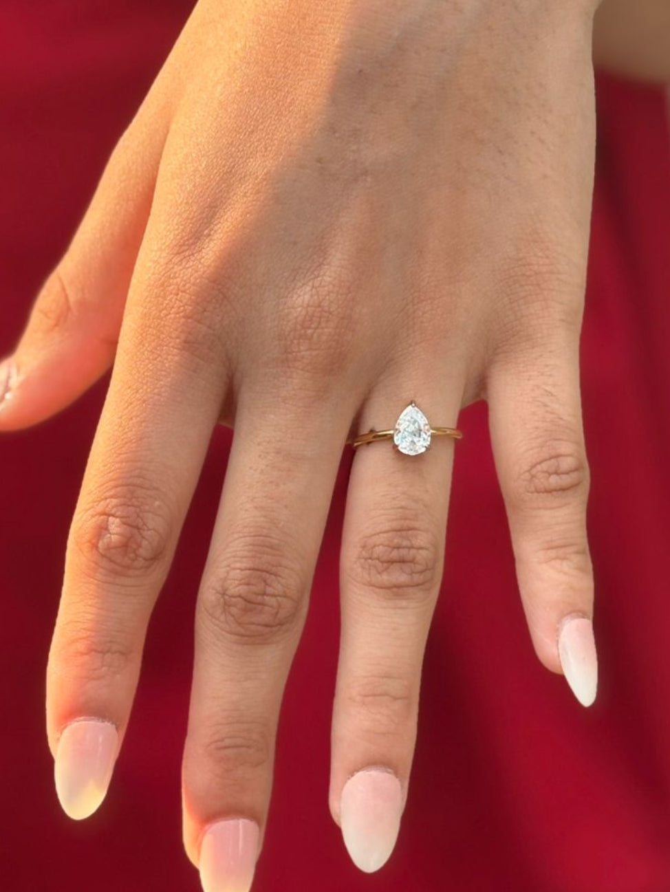 The Anchor Pear Ring