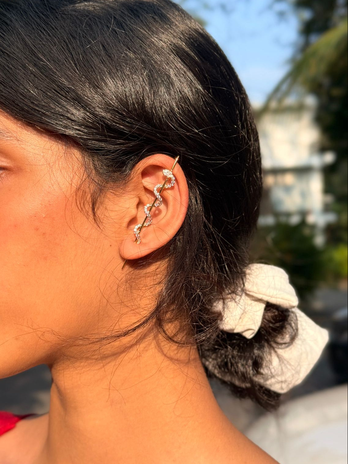 Serpent Glow Ear Cuff