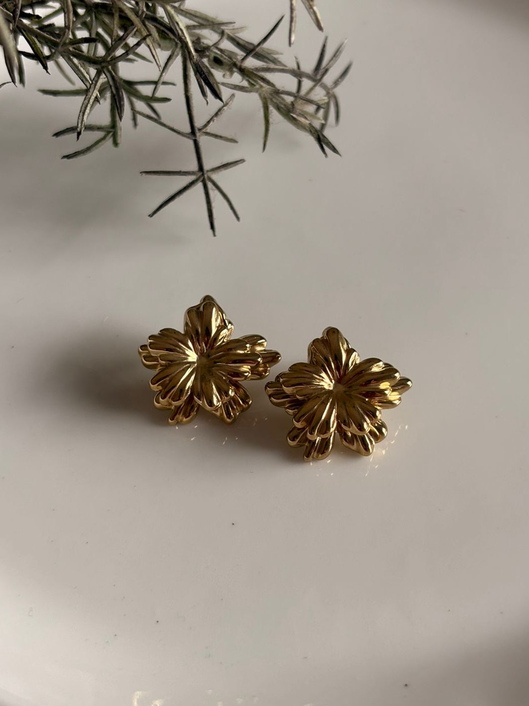 Golden Bloom Studs