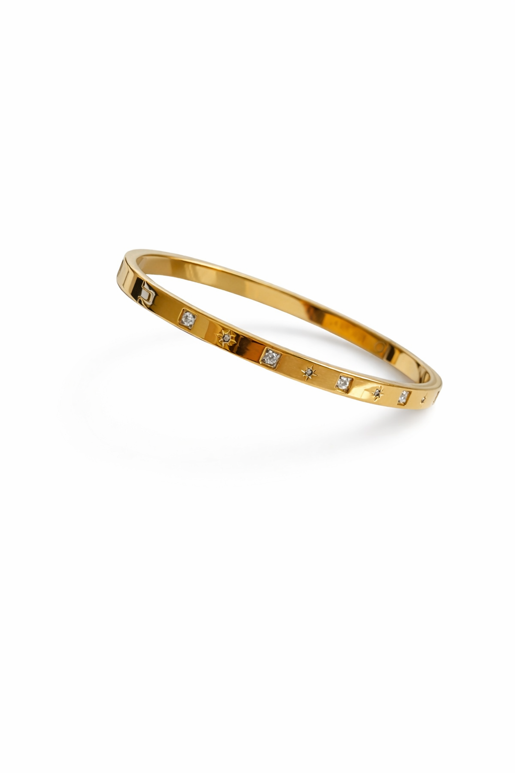 Celestia Spark Gold Bangle